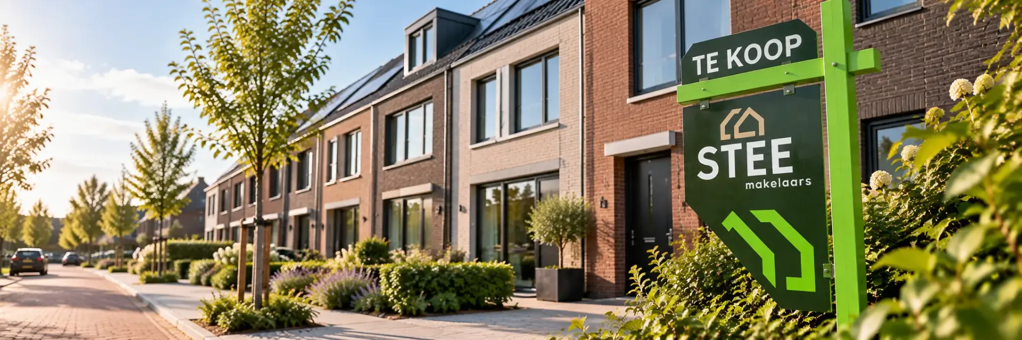 Woningen met STEE Makelaars te koop bord